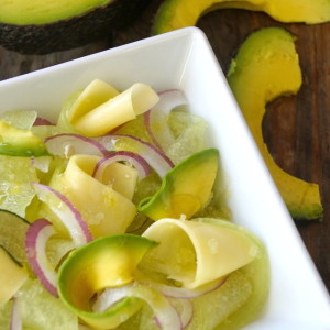 Shaved Melon-Avocado Salad Recipe