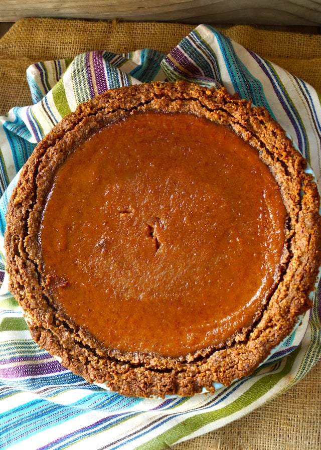 Chai Spiced Butternut Squash Pie with Gluten-Free Nut Crust Recipe ...