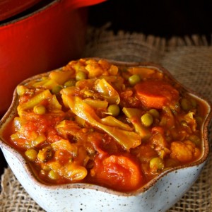 Vegan Tomato-Turmeric Cabbage Stew Recipe
