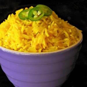 Spicy Turmeric-Coconut Basmati Rice Recipe