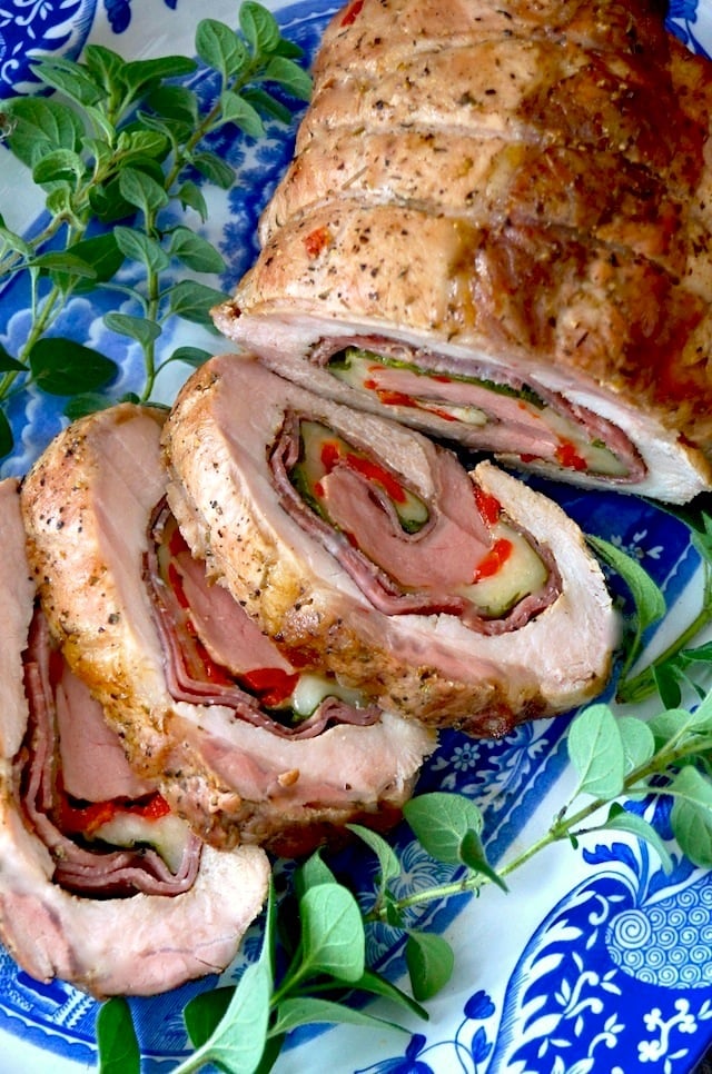 Salami-Provolone Stuffed Pork Loin Recipe for the Holidays ...