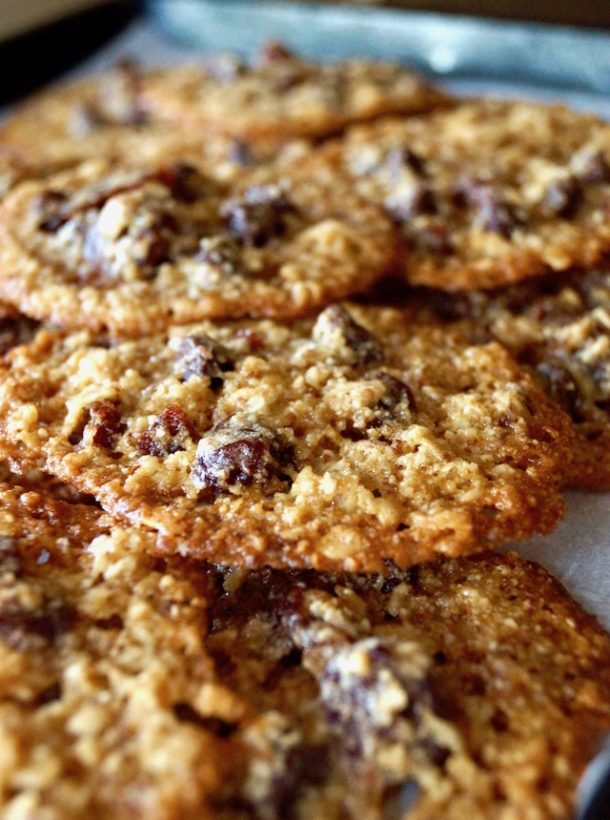 Oatmeal Lace Cookies Cooking On The Weekends