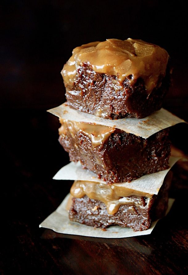 GlutenFree Caramel Brownies with Espresso Cooking On The Weekends