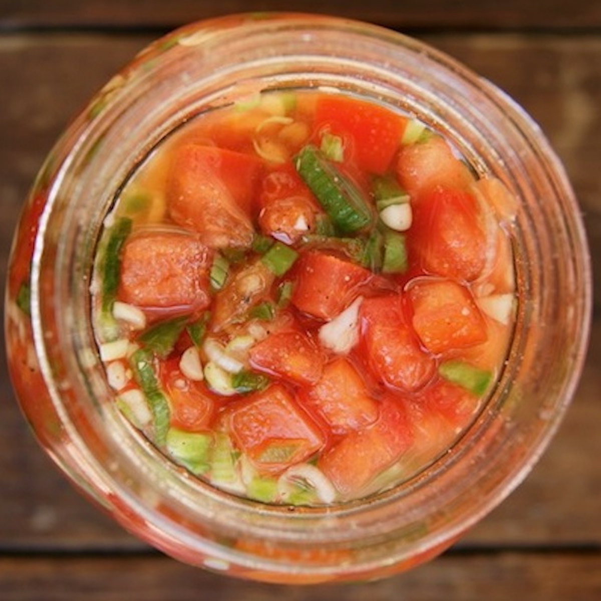 Pickled Tomatoes Cooking On The Weekends