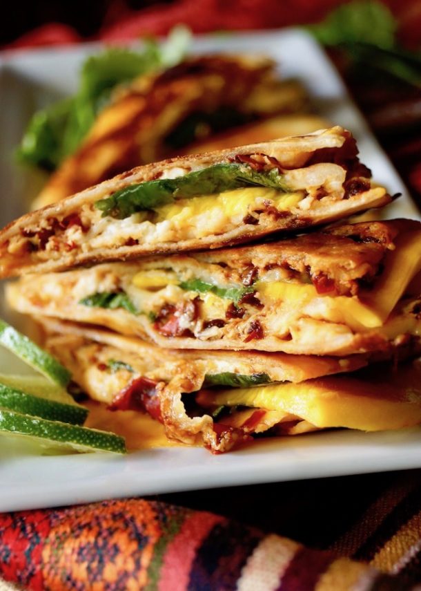Chipotle Mango Quesadilla Recipe Cooking On The Weekends