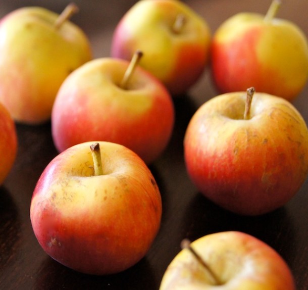 Red Wine Poached Crimson Gold Apples Cooking On The Weekends