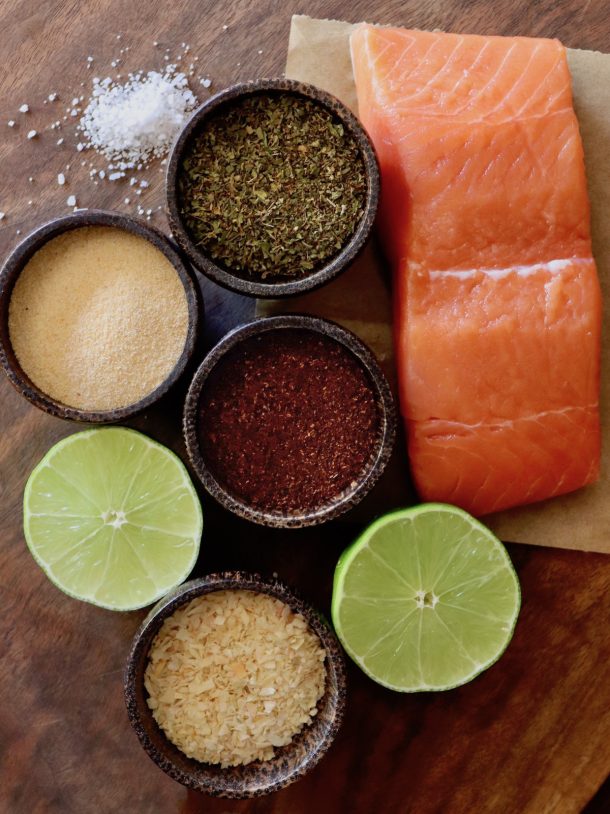 Blackened Mexican Salmon with Lime Cooking On The Weekends