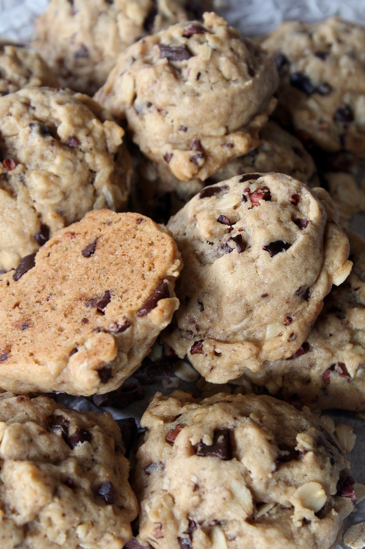 several cappuccino cookies in a pile