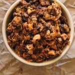 Hazelnut-Orange Granola Recipe - you'll wish it was a bottomless bowl. So good!