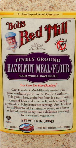 package of hazelnut meal