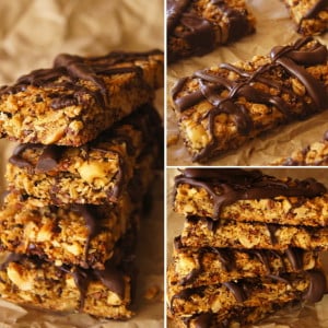 Roasted Hazelnut-Orange & Chocolate Granola Bar Recipe