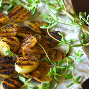 Herb Grilled Elephant Garlic Recipe