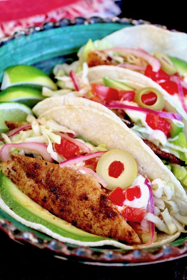 Blackened Fish Tacos Recipe Cooking On The Weekends