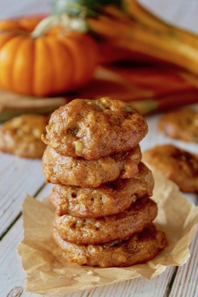 Healthy Gluten-Free Pumpkin Cookies | Cooking On The Weekends