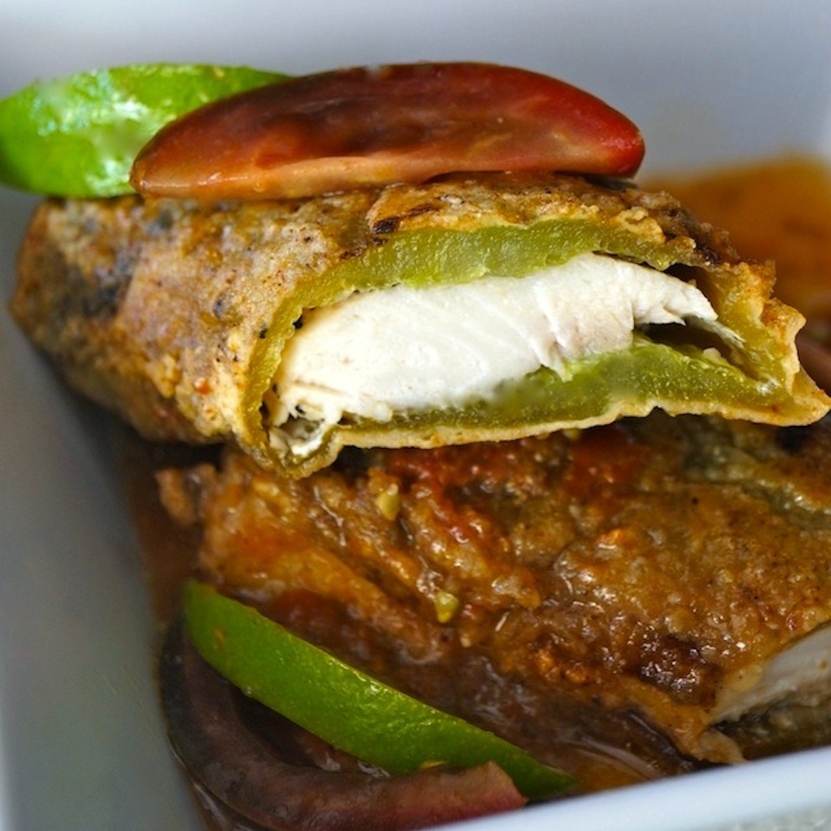 Mahi Mahi Stuffed Hatch Chiles Cooking On The Weekends