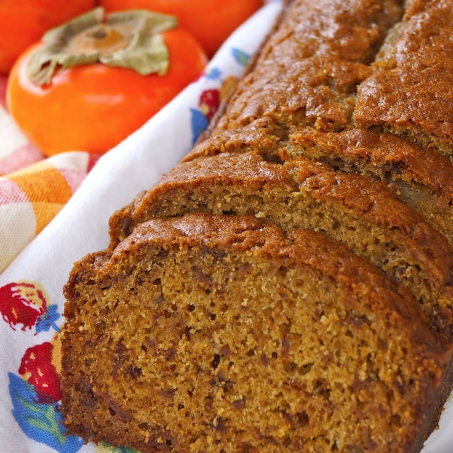 Ginger Persimmon Bread Recipe Cooking On The Weekends