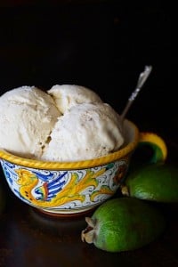 No Churn Guava Ice Cream Recipe -Luscious and creamy, with a tropical fruity and nutty flavor, this no-churn ice cream is the perfect, easy and delicious summer treat!