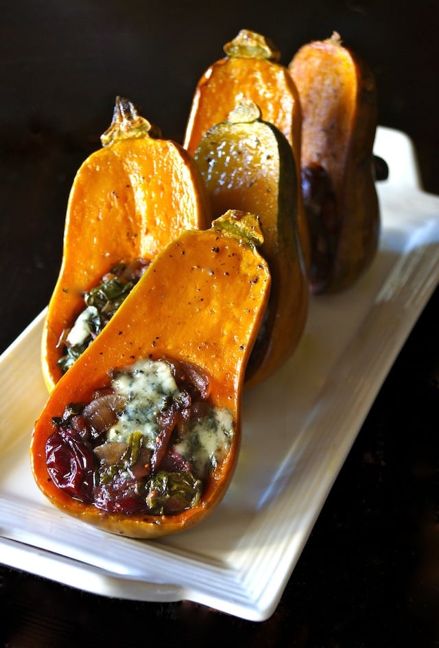 Butternut Squash, Olive and Cranberry Stuffing