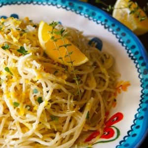 Meyer Lemon-Thyme Spaghetti Recipe -- Lovely. There's simply no better way to describe Meyer Lemon-Thyme Spaghetti.