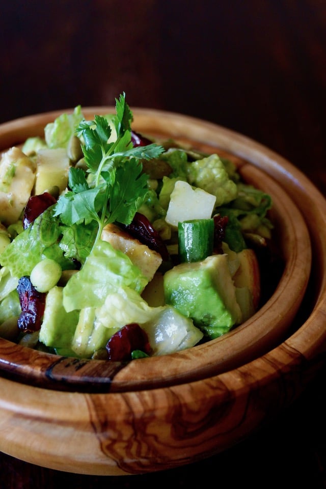 Apple Chicken Salad Recipe with Cranberries | Cooking On The Weekends