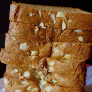 Sliced loaf of gluten-free Macadamia Honey Bread