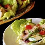 Albacore Nicoise Salad Cups with Honey-Lemon Dressing