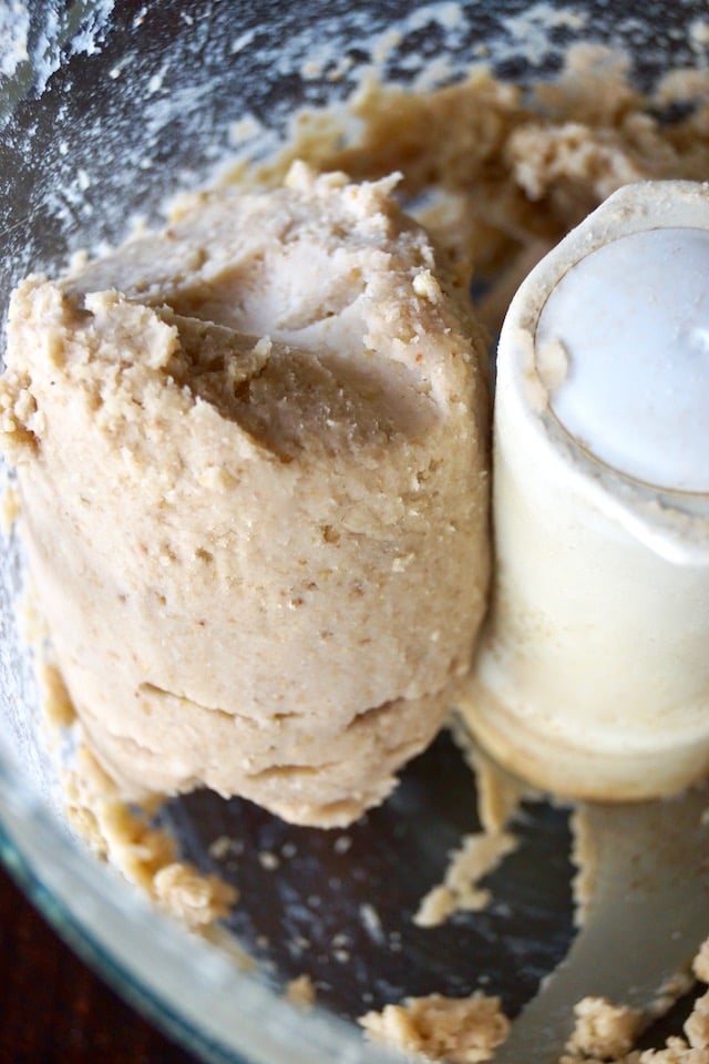 chestnut butter in a food processor