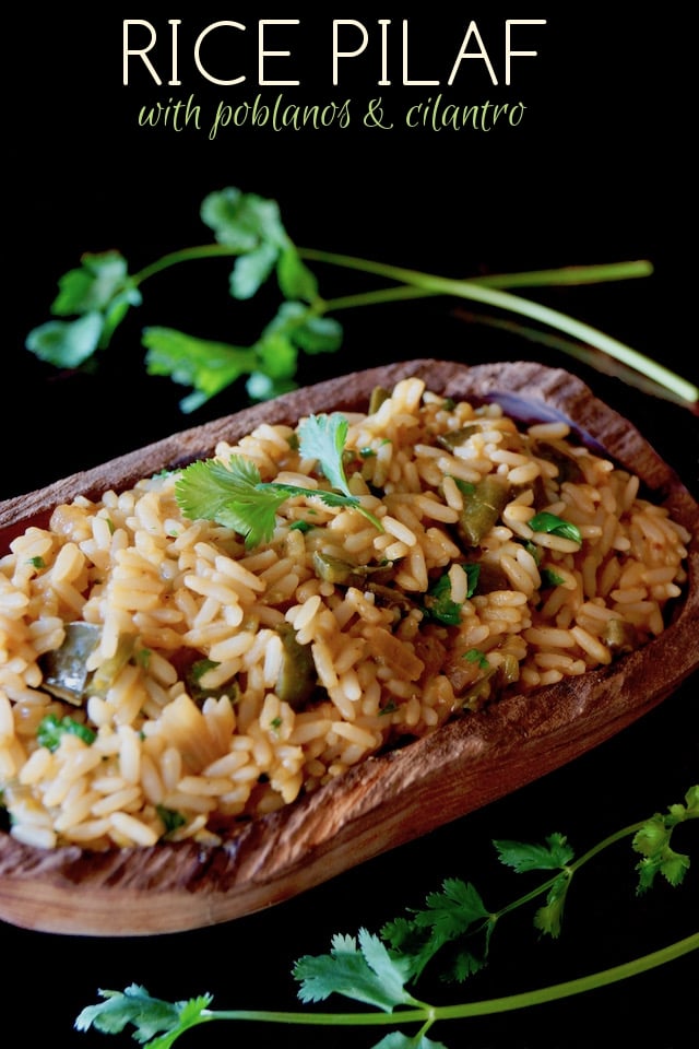 Poblano Rice Pilaf Recipe | Cooking On The Weeeknds