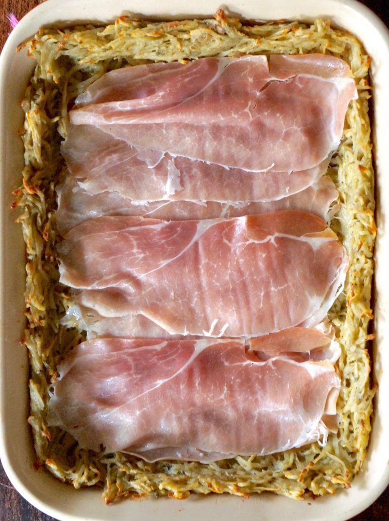 Hash Brown Casserole with Eggs Cooking On The Weekends