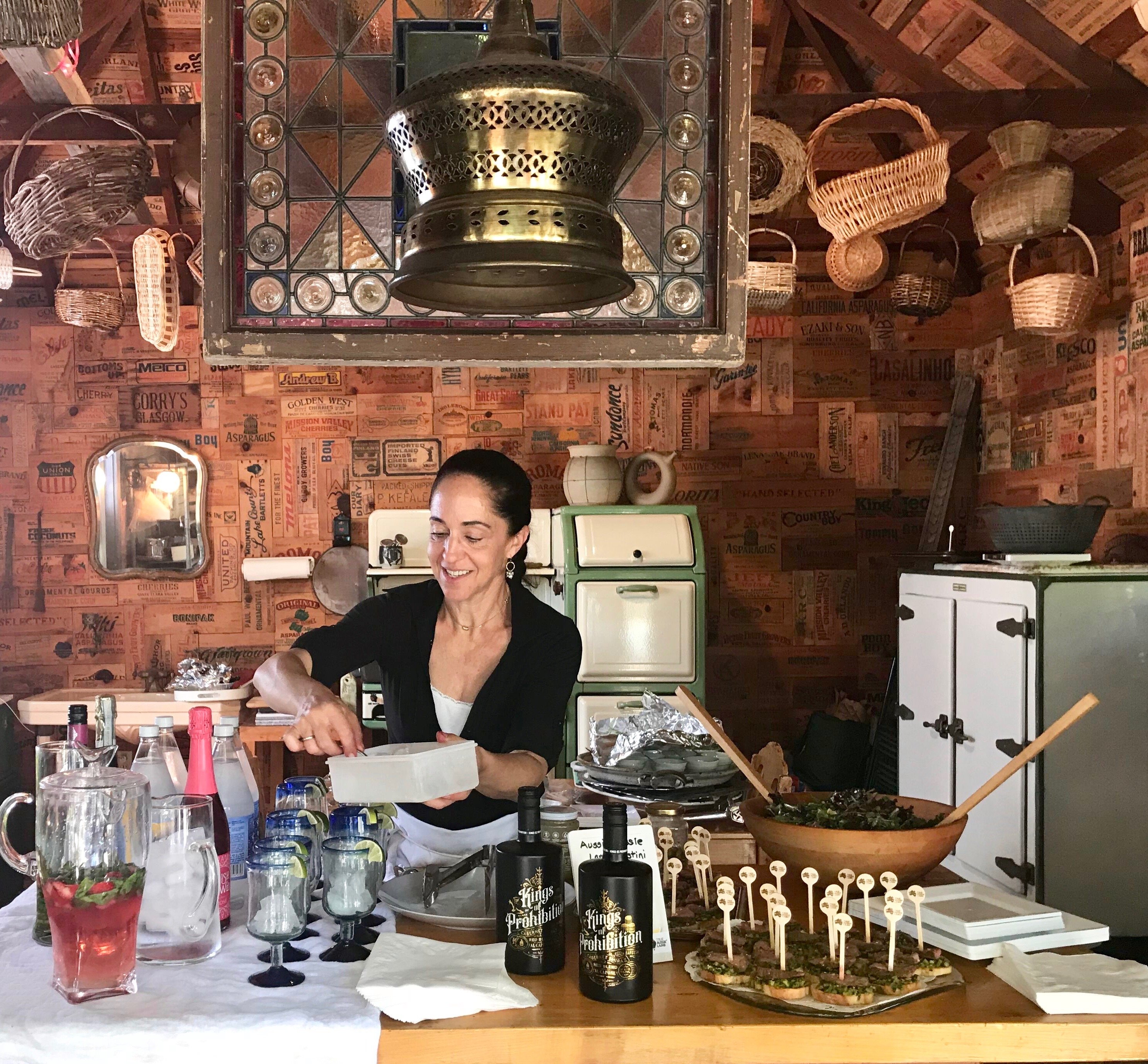 Valentina in her kitchen for the Simply Spring Aussie Lamb party