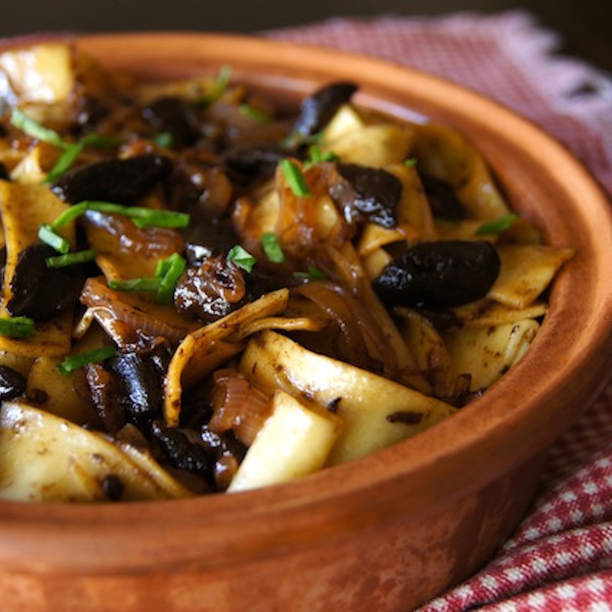 Black Garlic Pappardelle Pasta Recipe Cooking On The Weekends