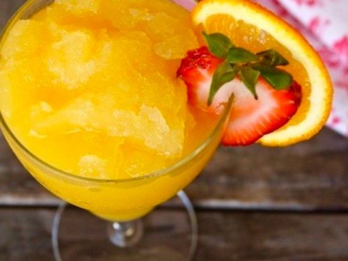 Mother's Day Mimosa Granita | Cooking On The Weekends