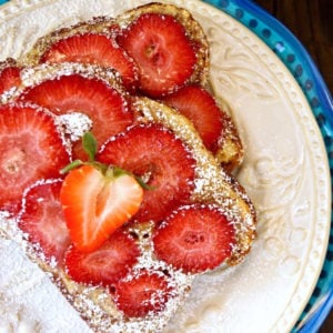 Strawberry Frangipane Toast