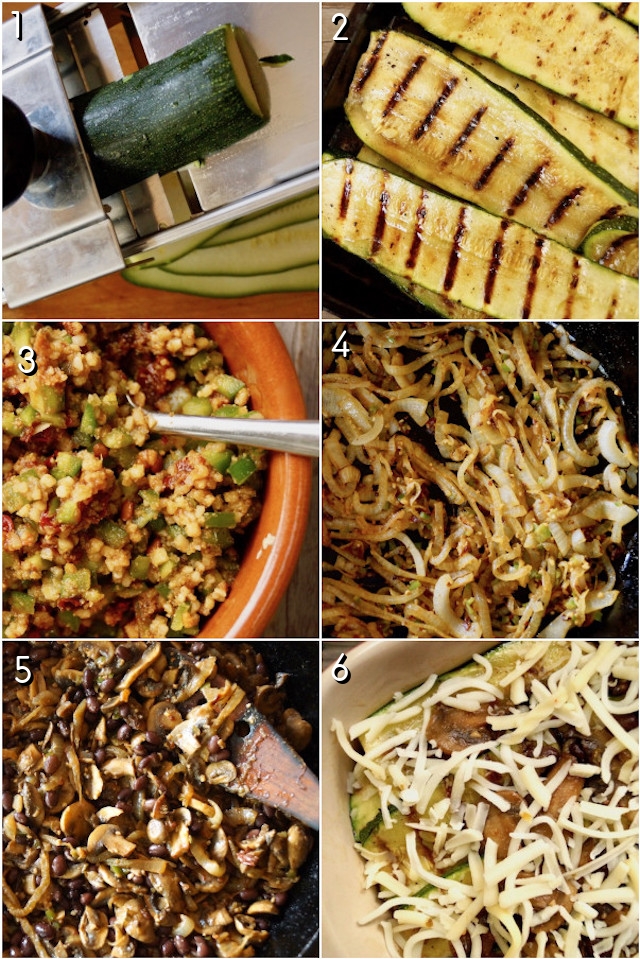 Grilled Zucchini Casserole with Mushrooms Cooking On The Weekends