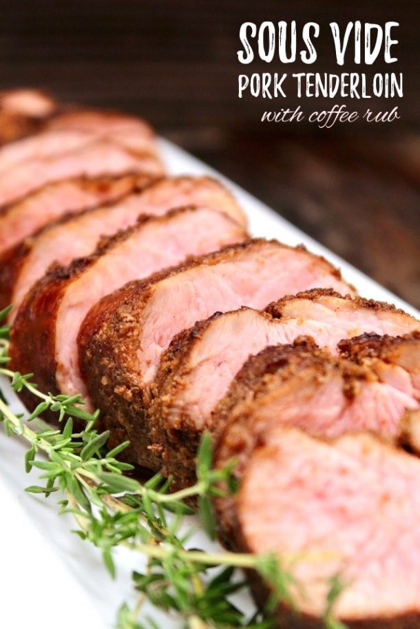 Sous Vide Pork Tenderloin with Coffee Rub Cooking On The Weekends