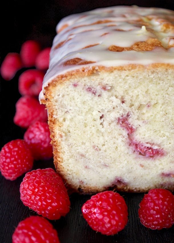 White Chocolate and Raspberry Loaf Cake | Cooking On The Weekends