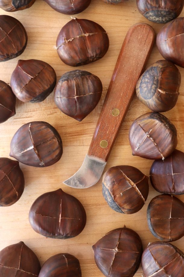 How to Peel and Roast Chestnuts Cooking On The Weekends