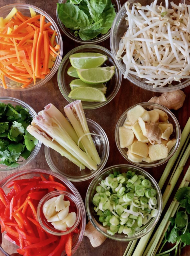 Ginger Lemongrass Soup with Coconut Milk Cooking On The Weekends