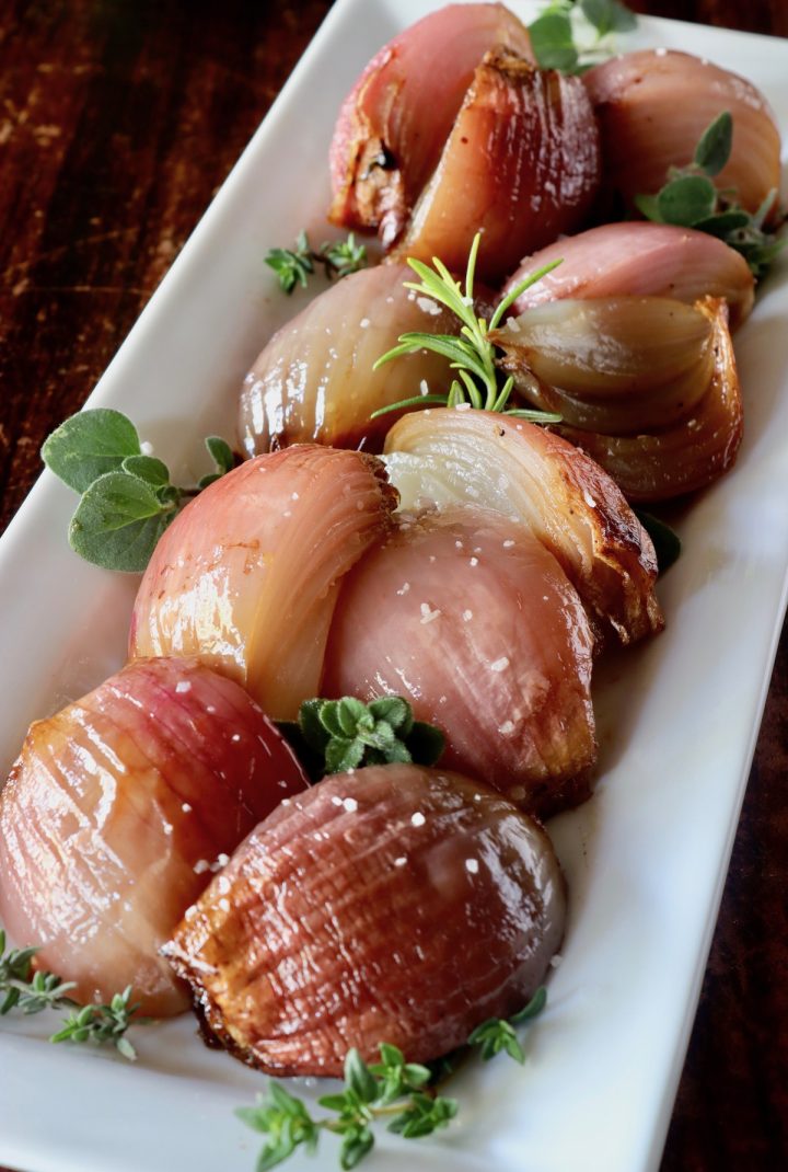 Roasted Red Onions Cooking On The Weekends