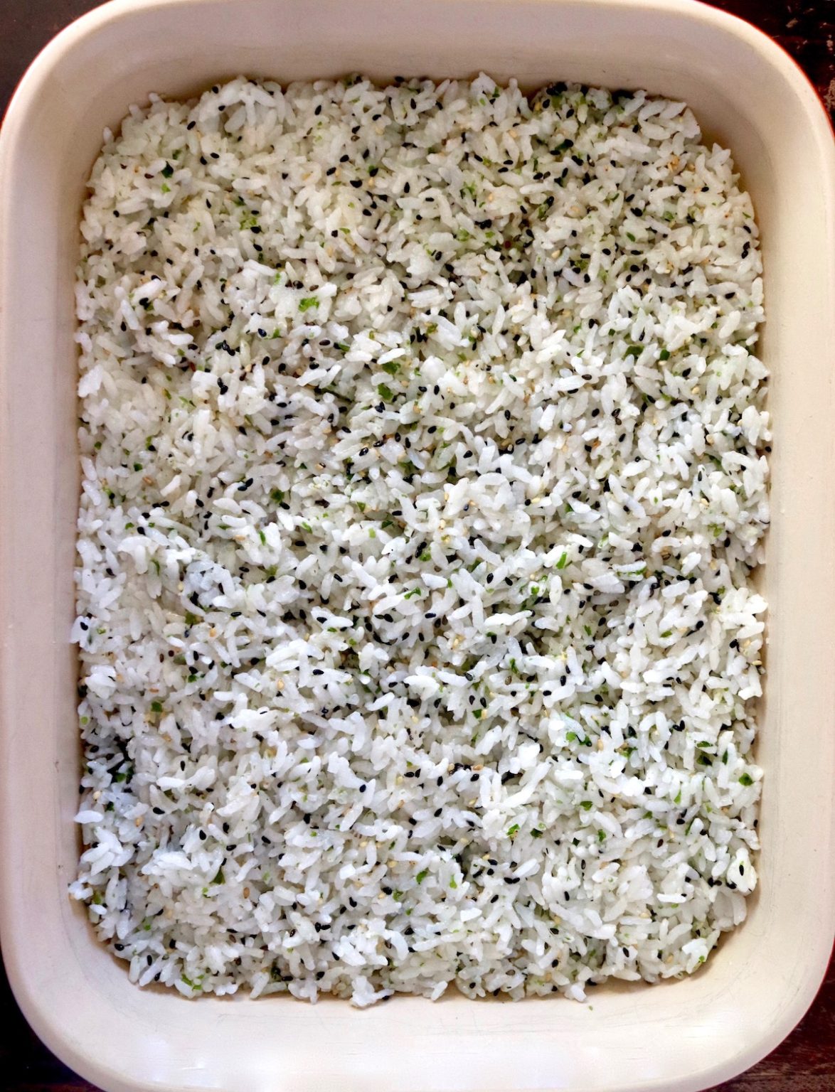 Vegetarian Sushi Bake | Cooking On The Weekends