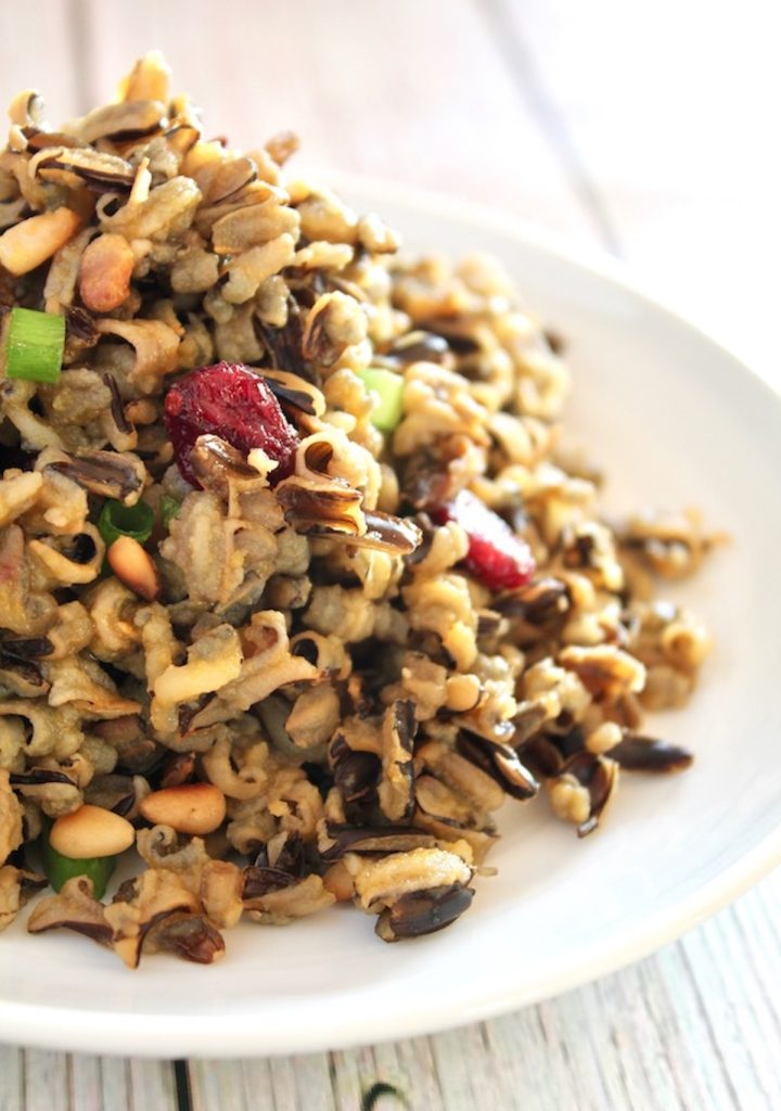 Wild Rice Snack Cranberry Wild Rice with Pine Nuts | Cooking On The Weekends